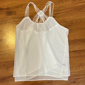 Size large, fits like a medium